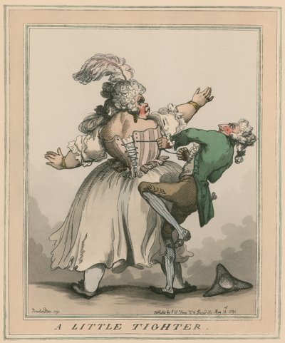 A Little Tighter by Thomas Rowlandson