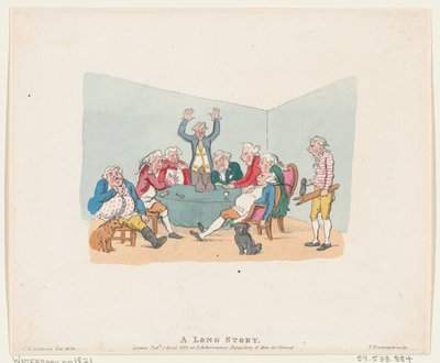 A Long Story by Thomas Rowlandson