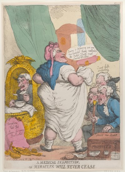 A Medical Inspection or Miracles Will Never Cease by Thomas Rowlandson