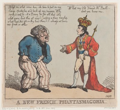 A New French Phantasmagoria by Thomas Rowlandson