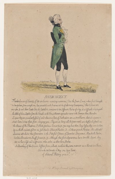 A New Insect by Thomas Rowlandson