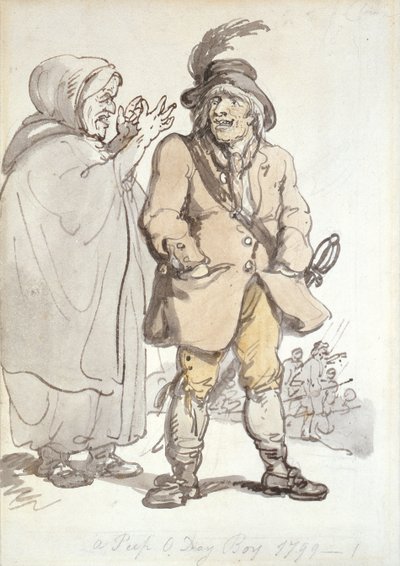 A Peep O Day Boy by Thomas Rowlandson