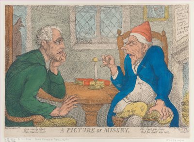 A Picture of Misery by Thomas Rowlandson