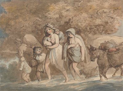 A Potter Returning from Market by Thomas Rowlandson