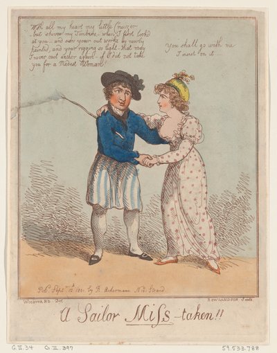 A Sailor Miss-taken!!, September 12, 1801 by Thomas Rowlandson