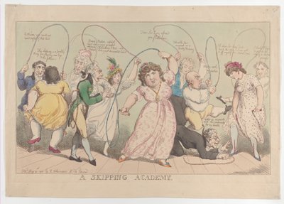A Skipping Academy, May 20, 1800 by Thomas Rowlandson