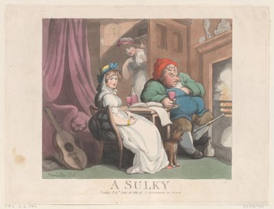 A Sulky, June 26, 1800 by Thomas Rowlandson