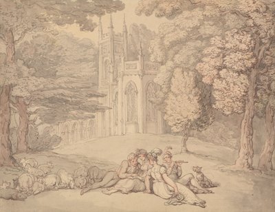 A Summer Idyll by Thomas Rowlandson