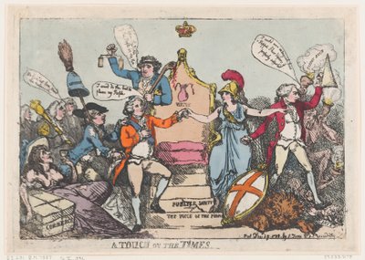 A Touch on the Times, December 29, 1788 by Thomas Rowlandson