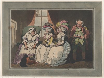 A Visit to the Aunt, December 20, 1794 by Thomas Rowlandson