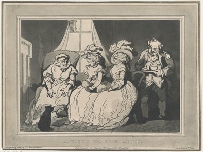 A Visit to the Aunt by Thomas Rowlandson