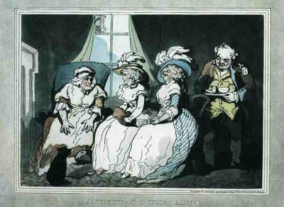 "A Visit to the Aunt", aquatinted by Francis Jukes, pub. by E. Jackson by Thomas Rowlandson