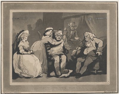 A Visit to the Uncle, December 20, 1794 by Thomas Rowlandson