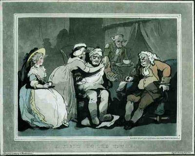 A Visit to the Uncle by Thomas Rowlandson