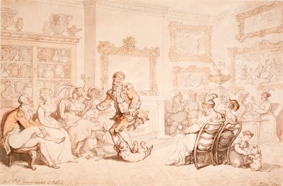 A reception at the dowager Duchess of Portland