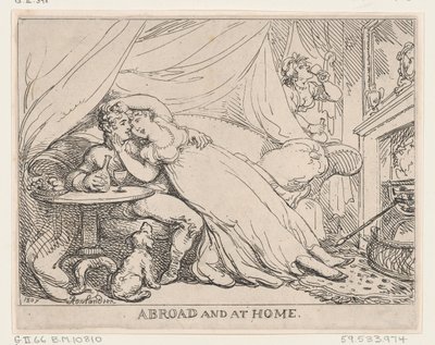 Abroad and At Home by Thomas Rowlandson