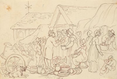 Album Drawing by Thomas Rowlandson