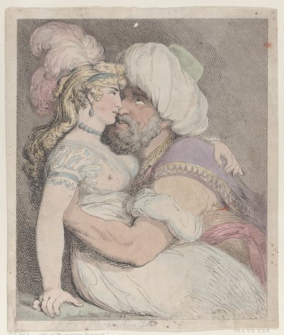 An Amorous Turk by Thomas Rowlandson