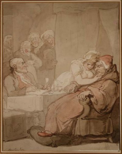 An Eye on the Will by Thomas Rowlandson