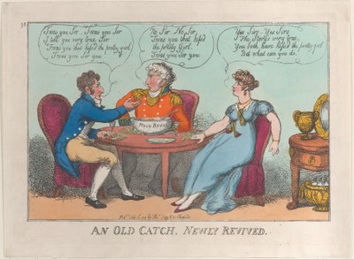 An Old Catch, Newly Revived by Thomas Rowlandson