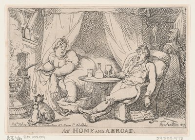At Home and Abroad by Thomas Rowlandson