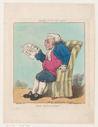 Bad Speculation by Thomas Rowlandson