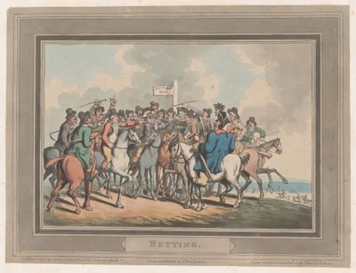 Betting [The Betting Post], January 1, 1799 by Thomas Rowlandson