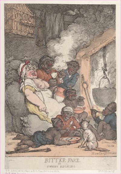 Bitter Fare or Sweeps Regaling by Thomas Rowlandson