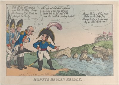 Boneys Broken Bridge, June 12, 1809 by Thomas Rowlandson