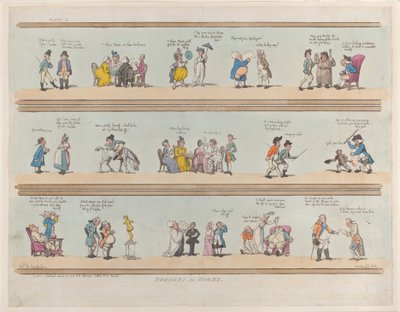 Borders for Rooms, Plate 3, March 30, 1799 by Thomas Rowlandson