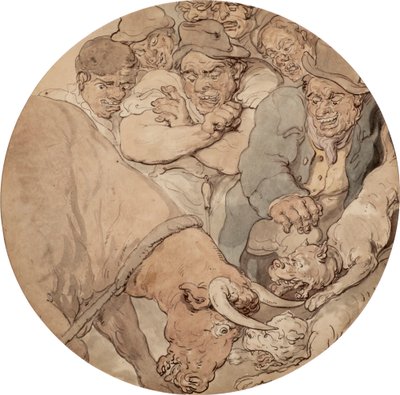 Bull Baiting by Thomas Rowlandson