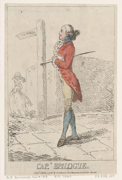 Captain Epilogue by Thomas Rowlandson