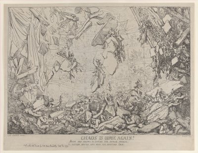 Chaos is Come Again!, February 4, 1791 by Thomas Rowlandson