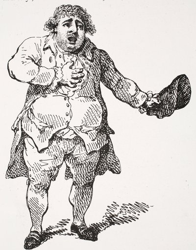 Charles James Fox as Demosthenes, illustration from 
