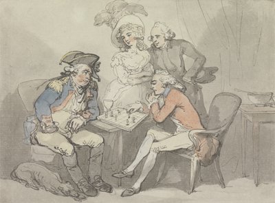 Checkmate, c.1790 by Thomas Rowlandson