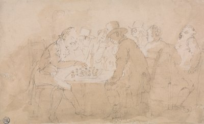 Chess Players by Thomas Rowlandson