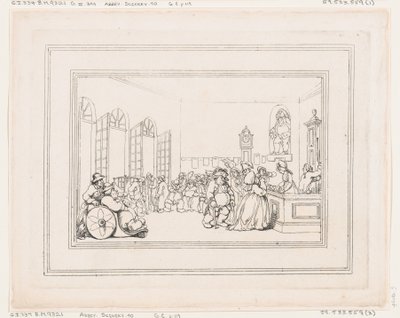 Comforts of Bath, Plate 3 by Thomas Rowlandson