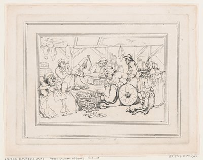 Comforts of Bath, Plate 4 by Thomas Rowlandson