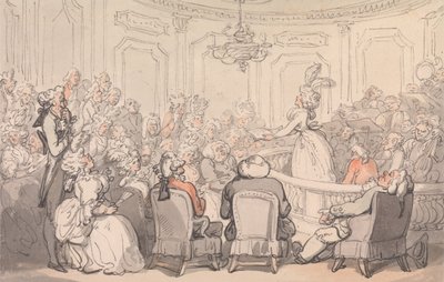 Comforts of Bath: The Concert by Thomas Rowlandson