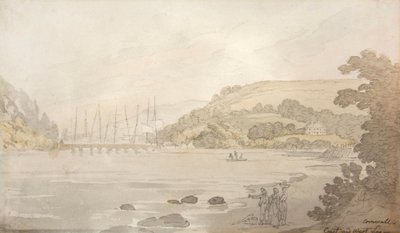 Cornwall, East and West Looe by Thomas Rowlandson