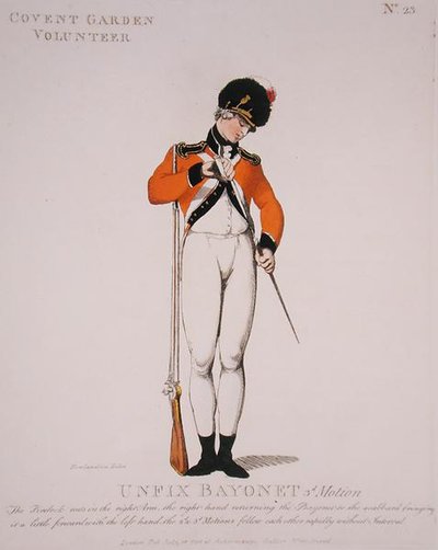 Covent Garden Volunteer, Plate 23 from 