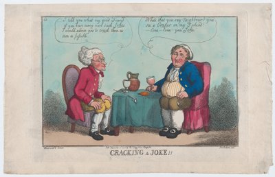 Cracking a Joke by Thomas Rowlandson