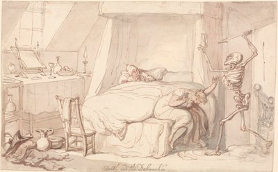 Death and the Debauchee by Thomas Rowlandson