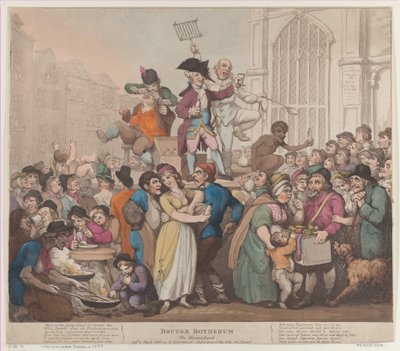 Doctor Botherum, The Montebank, March 6, 1800 by Thomas Rowlandson