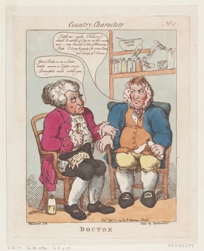 Doctor, September 10, 1799 by Thomas Rowlandson