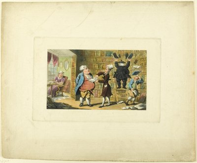 Doctor Syntax and the Book Seller, from The Tour of Doctor Syntax by Thomas Rowlandson