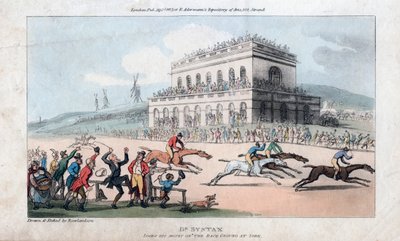 Dr Syntax Loses his Money at the Race Ground at York by Thomas Rowlandson