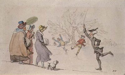 Dr. Syntax Skating by Thomas Rowlandson