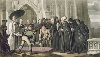 Dr Syntax at the Funeral of His Wife, from 