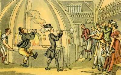 Dr Syntax in the Glass-House by Thomas Rowlandson